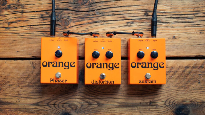 Orange présente trois ré-éditions de pédales des années 70