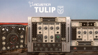 Acustica Audio sort Tulip sur Mac et Windows