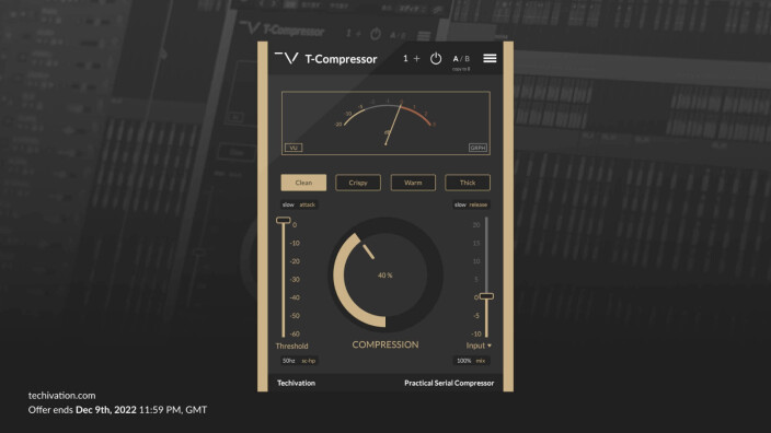 Techivation vous offre son T-Compressor