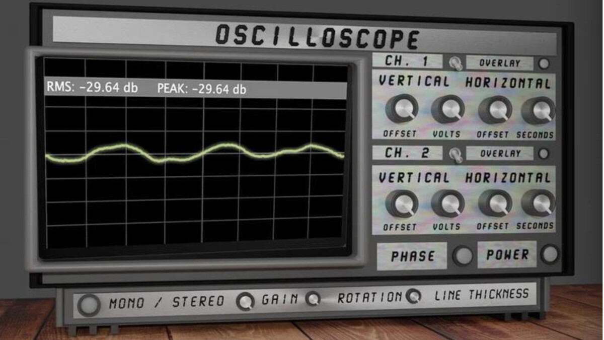 OSC Audio vous offre Oscilloscope