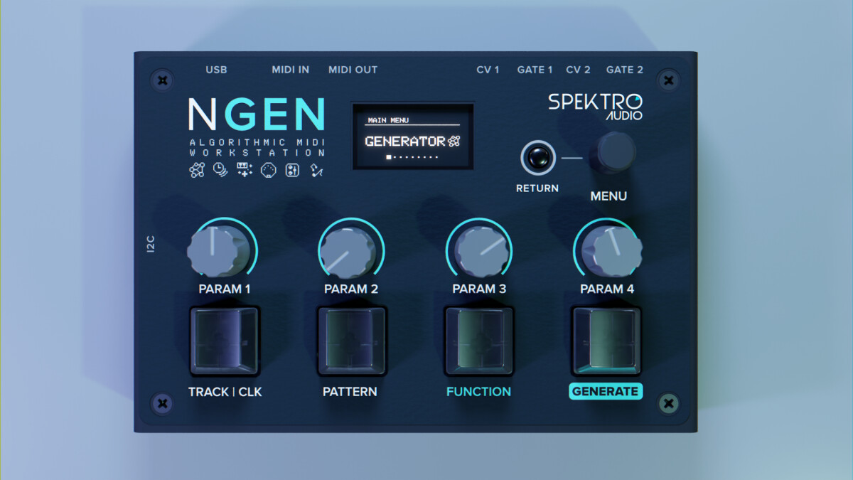 Voici le NGEN, un séquenceur MIDI sorti des locaux de Spektro Audio