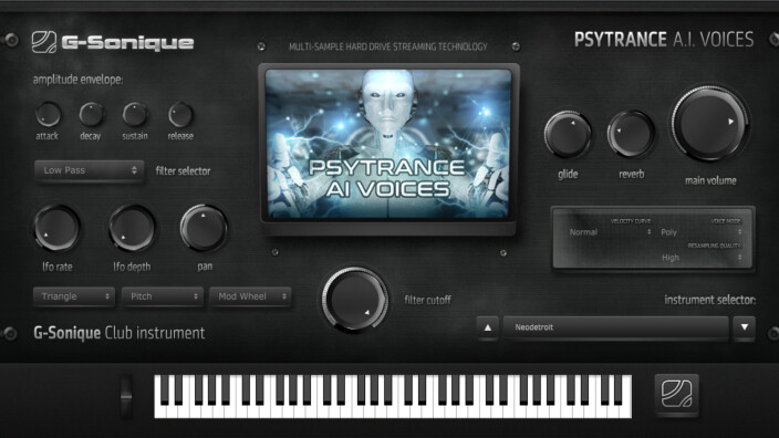 G-Sonique sort Psytrance A.I. Voices