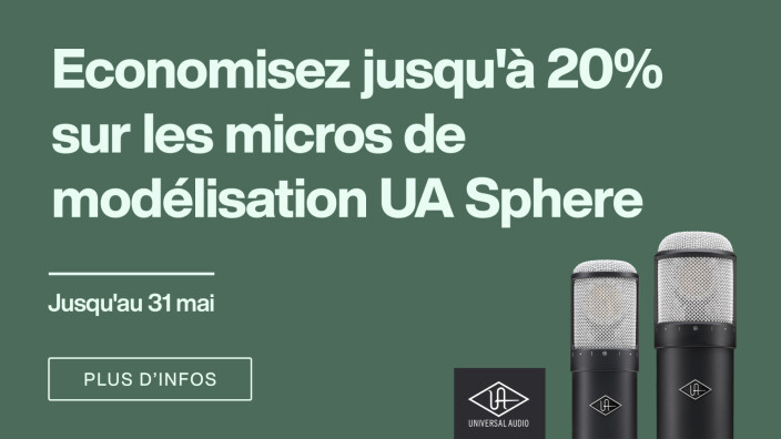 -20% sur les micros Sphere chez Universal Audio