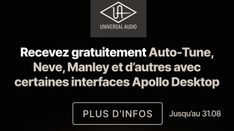 Des plug-ins sont offerts chez Universal Audio !