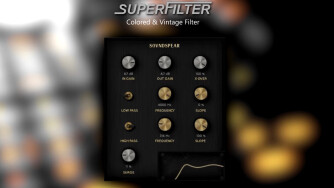 Soundspear dévoile Superfilter, un nouveau filtre analogique virtuel