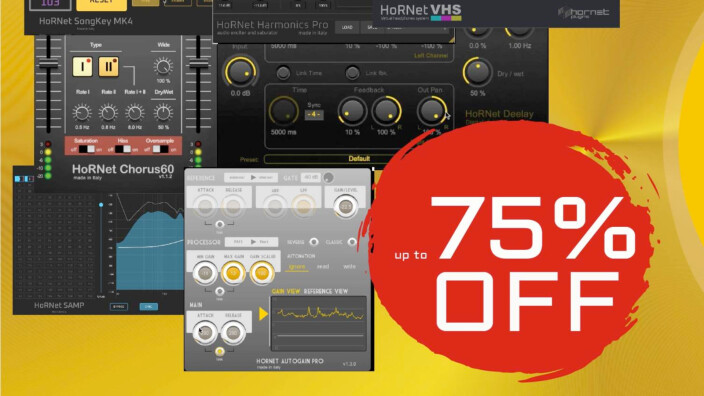 -75% chez Hornet Plugins