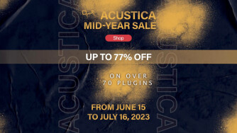 -77% chez Acustica Audio !