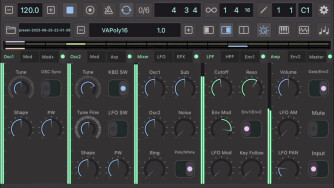 RT Music Software annonce le VAPoly16