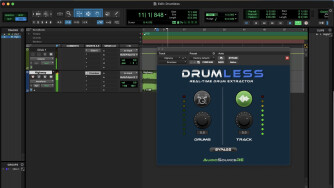 AudioSourceRE extrait les batteries de votre mixage avec Drumless