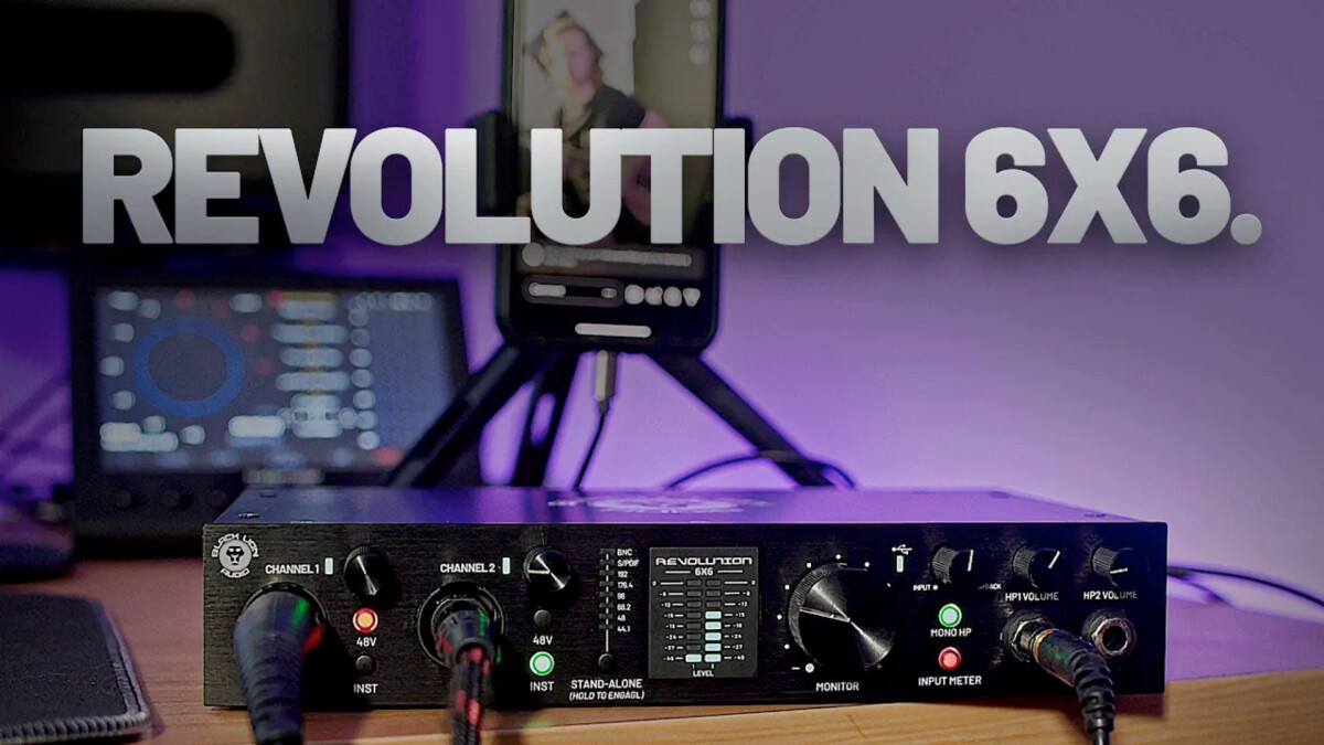Black Lion Audio sort la Revolution 6x6