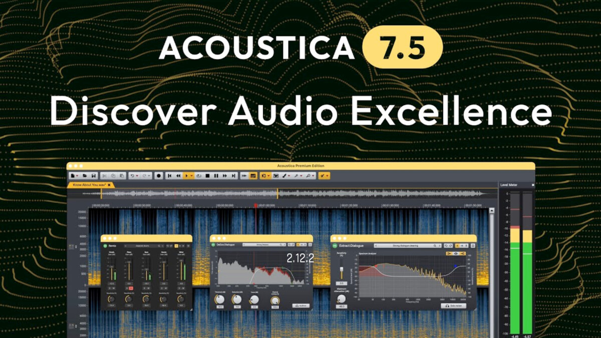 Acon Digital Media publie Acoustica 7.5