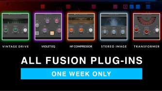 L’intégralité des plug-ins Fusion est en promotion