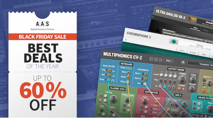 Top départ des promos chez Applied Acoustics Systems