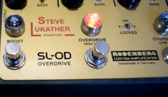 Steve Lukather a conçu une pédale d'overdrive avec Rodenberg