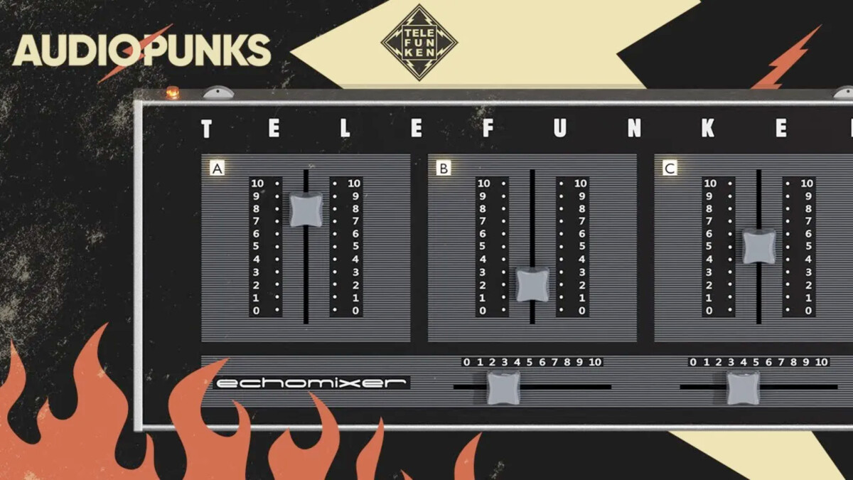 Connaissez-vous Audiopunks et son plug-in Telefunken Echomixer ?