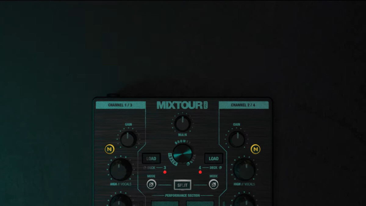 Reloop sortira bientôt le contrôleur DJ Mixtour Pro