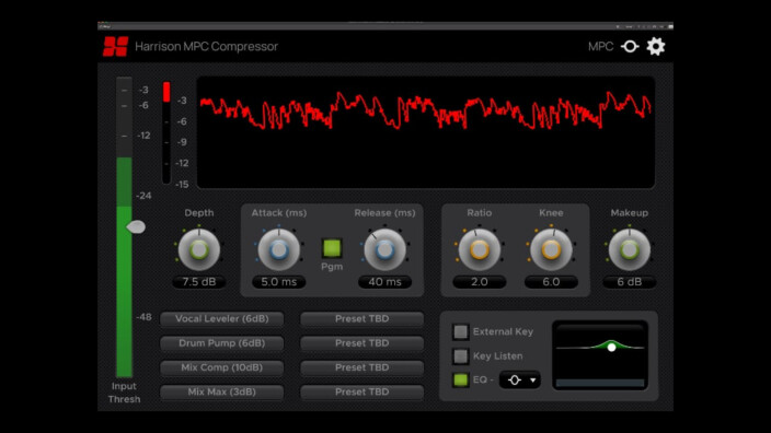 Harrison Audio dévoile le MPC Compressor