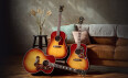 Les SJ-200, J-45 et Hummingbird se parent de palissandre chez Gibson