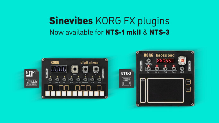 Sinevibes sort des plug-ins pour les NTS-1 MKII et NTS-3
