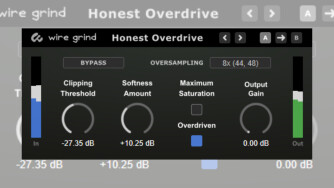 Wiregring a publié la distorsion gratuite Honest Overdrive