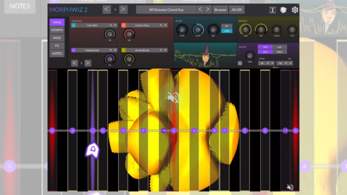 Jordan Rudess a dévoilé Morphwiz 2