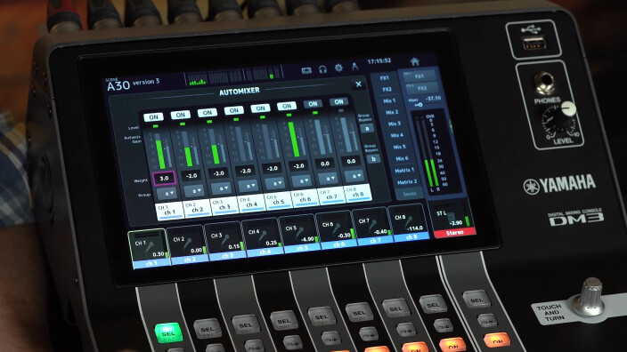 Mise à jour du firmware de la Yamaha DM3 et DM3S