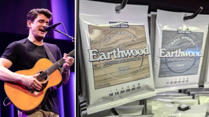 John Mayer a développé de nouveaux jeux de cordes chez Ernie Ball
