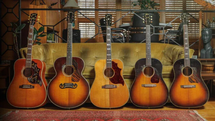 Gibson présente ses guitares acoustiques Murphy Lab Heavy Aged