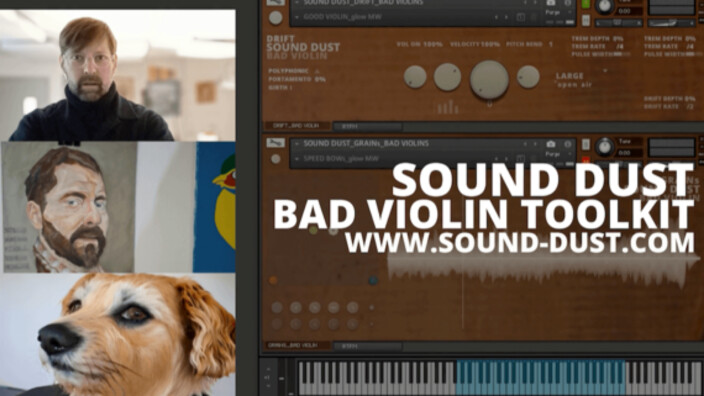 Un nouveau violon virtuel chez Sound Dust