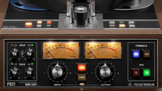 Pulsar Modular présente le plug-in P821 MDN Tape