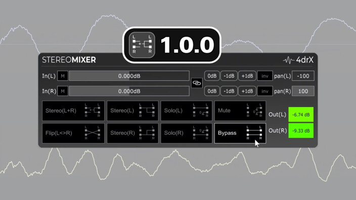 4drX vous offre StereoMixer