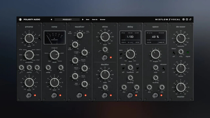 Polarity Audio annonce MixFlow Vocal