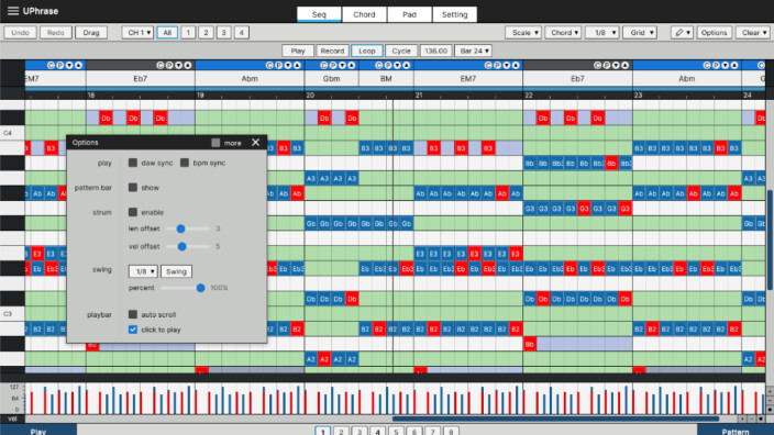 Ultimate MIDI Plugin sort UPhrase