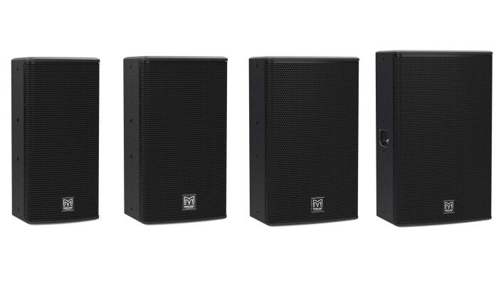 Martin Audio sort 4 enceintes de type point source