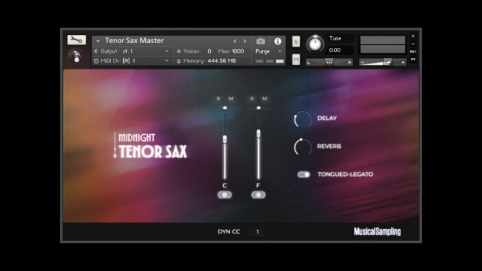 Musical Sampling sort Midnight: Tenor Sax