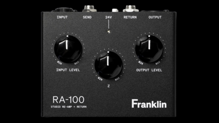 Franklin Audio lance le RA-100 Studio Re-Amp and Return