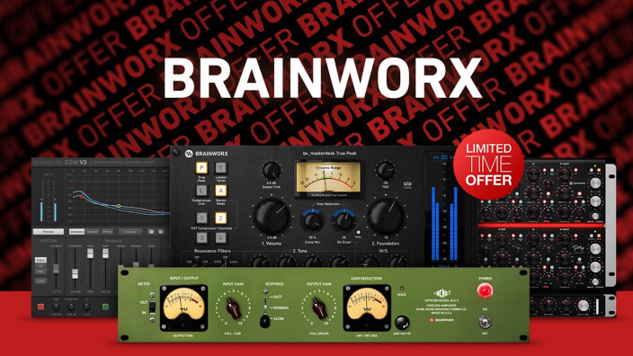 Les plugins Brainworx en promo à partir de 9.99$