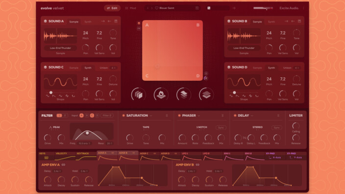 Excite Audio dévoile Evolve Velvet