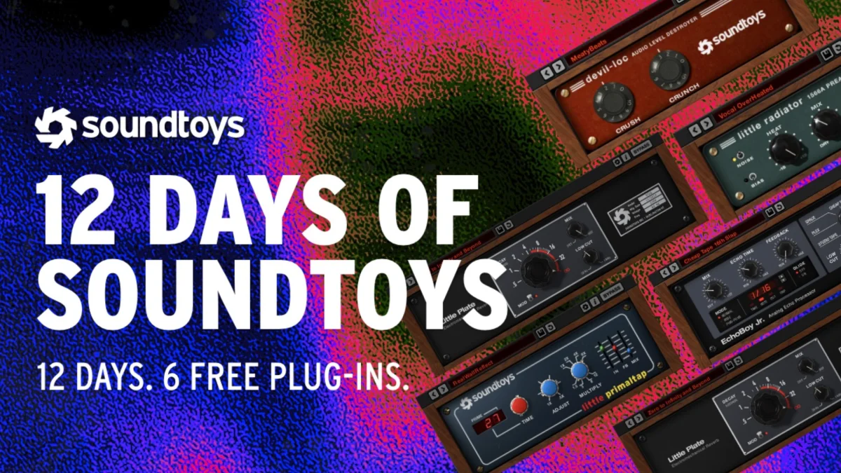Soundtoys lance son opération « 12 Days of Soundtoys » avec six plugins gratuits
