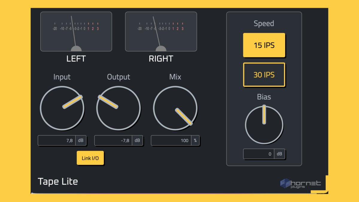 HoRNet Plugins propose le freeware TapeLite