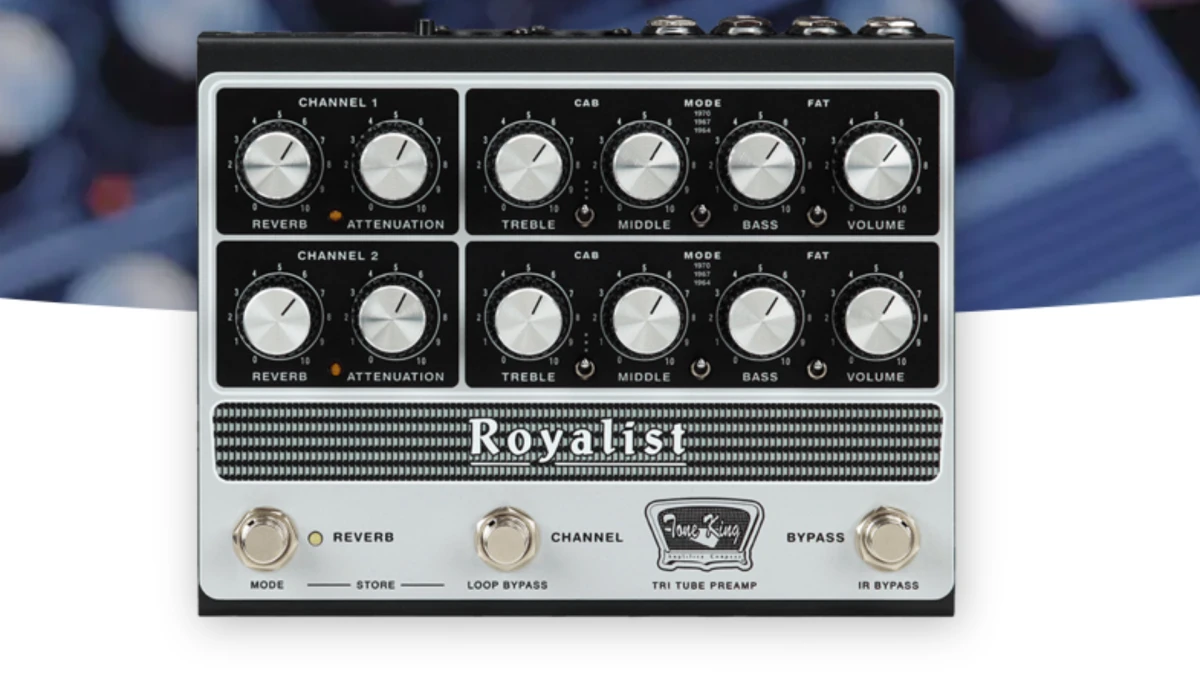 Tone King a mis à jour le firmware du Royalist Preamp