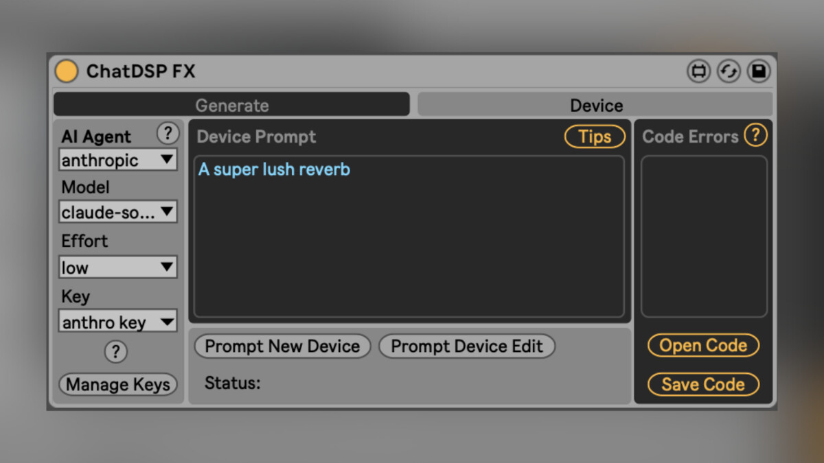 Une IA dans Ableton Live ?