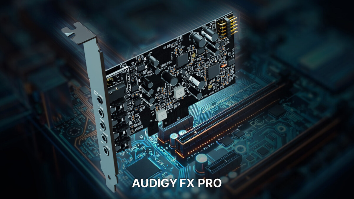 Creative présente la carte son Sound Blaster Audigy FX Pro
