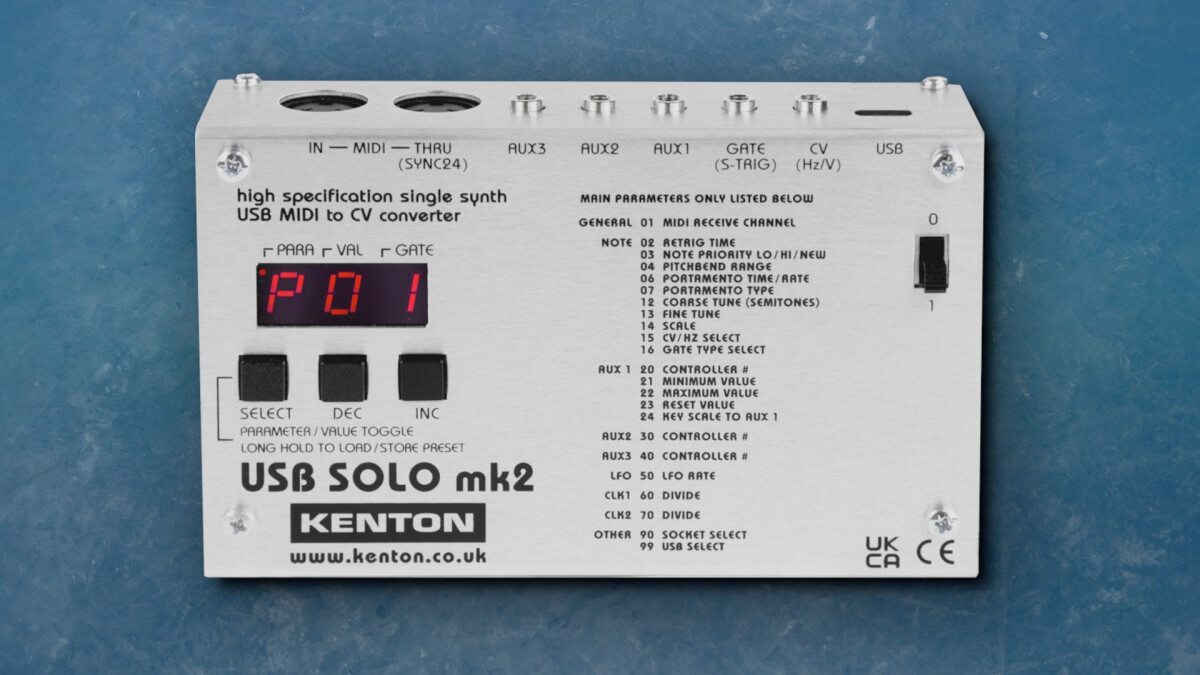 Kenton dévoile USB Solo mk2