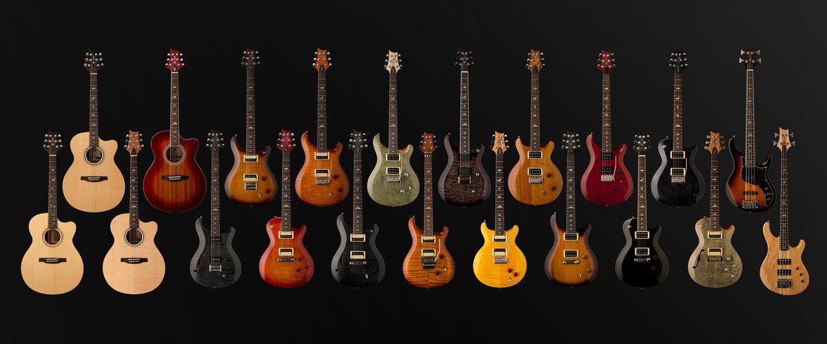 PRS met à jour sa gamme de guitares SE