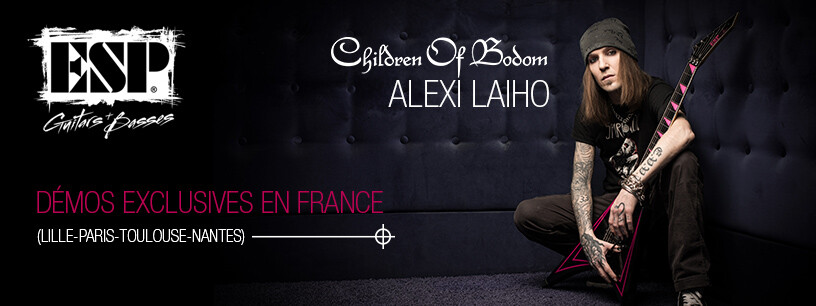 Alexi Laiho enchainera bientôt les démos en France