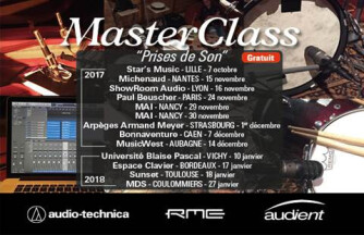 Suite de la tournée Masterclass Prises de Son