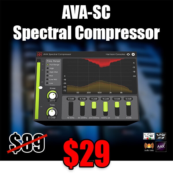 Le compresseur AVA-SC de Harrison Consoles en promo