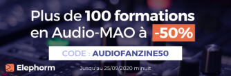 -50% sur les formations dédiées à l’audio et la MAO chez Elephorm