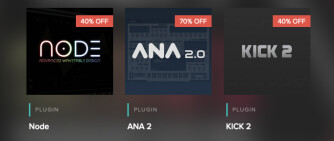 Node, Ana 2 et Kick 2 sont en promo chez Sonic Academy